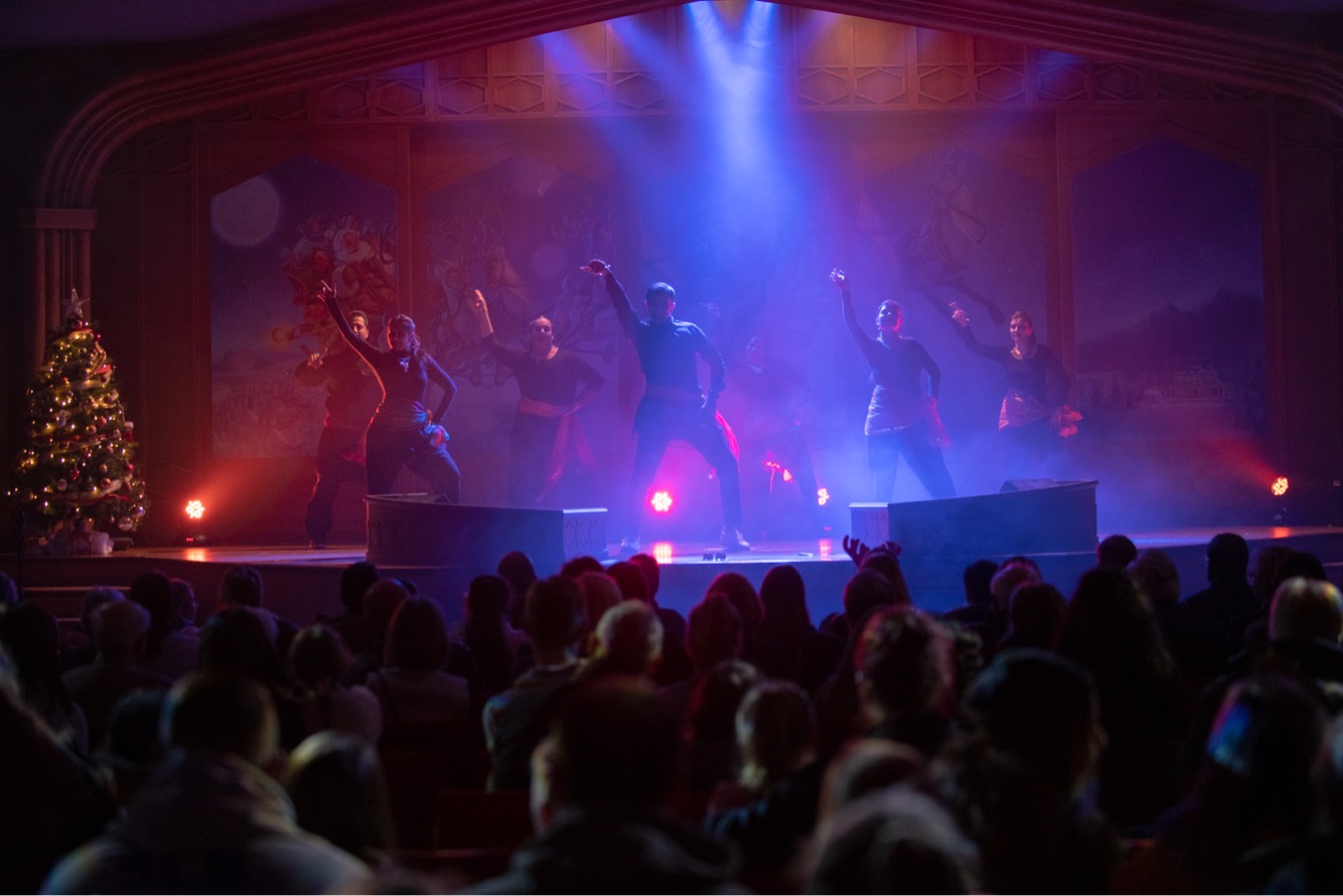 BollySteps dancers performing on stage
